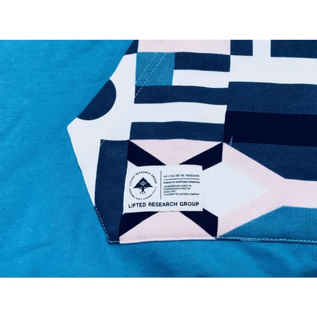 LRG エルアールジー Pullover プルオーバー パーカー ヘリテージ ブルー オービット柄 ツリーロゴ