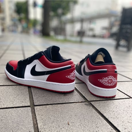 NIKE ナイキ AIR JORDAN1 LOW エアジョーダン1 ローカット 黒赤 BRED  (AJ62)