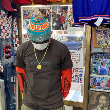 NEWERA USA ニューエラ NFL マイアミ ドルフィンズ Dolphins 公式 ポンポン付き ニット帽