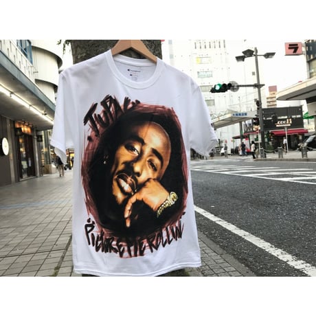 USA限定 FTW 2パック TUPAC グラフィック Tシャツ Champion 白 ブラックパンサー HIPHOP