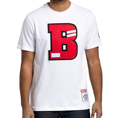 日本未入荷 BLACK PYRAMID ブラックピラミッド BIG B パッチ Tシャツ 半袖 クリスブラウン 白 ホワイト