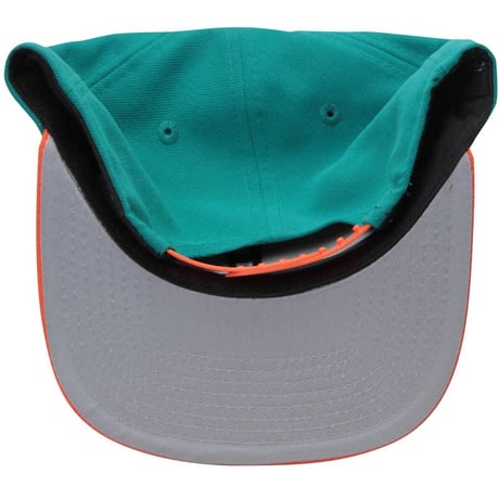 USA正規品 NFL ニューエラ NEWERA 旧ロゴ MIAMI マイアミ Dolphins ドルフィンズ スナップバック 9Fifty アメフト 調節可 キャップ Baycik 2トーン