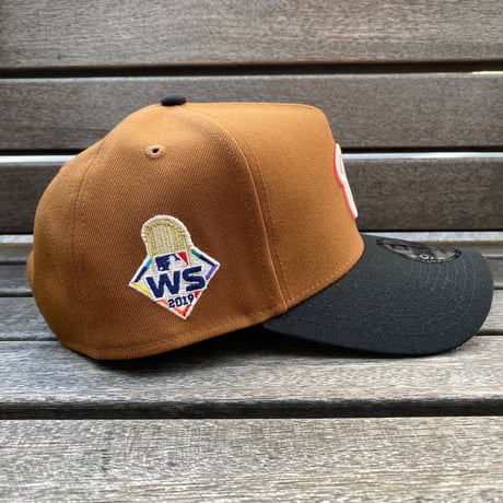 海外限定 Newera ニューエラ 9Forty Aフレーム Nationals ナショナルズ 2019 World Series キャップ (940-306)