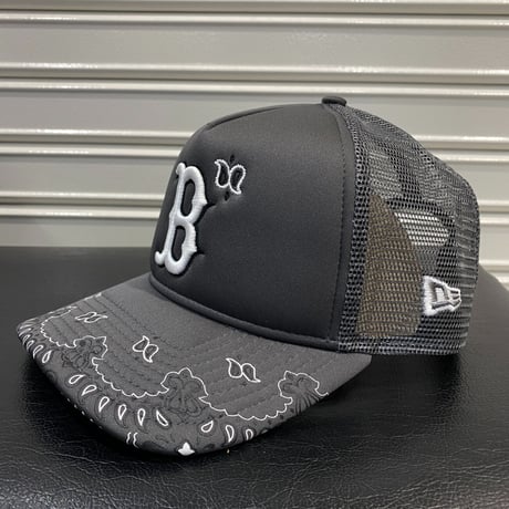 USAモデル Newera ニューエラ 9Forty トラッカーキャップ MLB ボストン レッドソックス