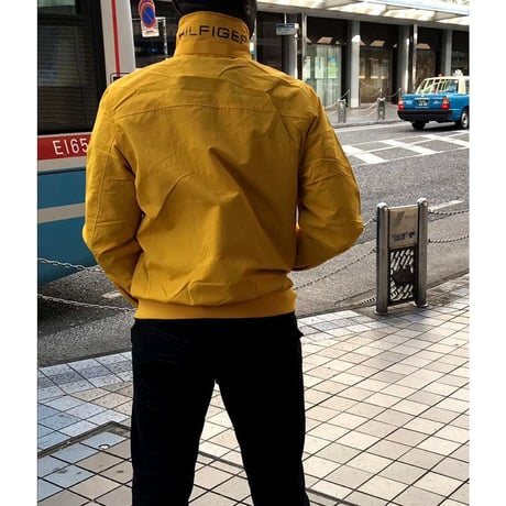 トミーヒルフィガー TOMMY HILFIGER ナイロン ヨットジャケット 撥水加工 イエロー