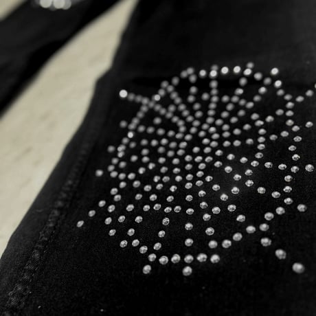 米国ブランド FWRD Denim NY スリムフィット Radial Studs Stacked Denim スタックド スタッズ デニム (JNS147)