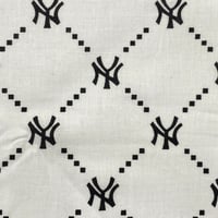 大判バンダナ NY ニューヨーク モノグラム 総柄 Monogram Paisley 白 (BNDN122)