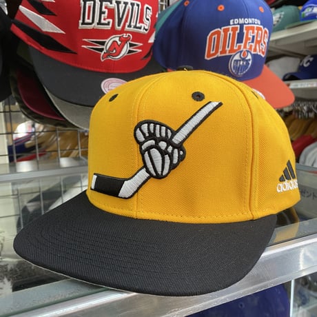 Adidas アディダス NHL ピッツバーグ ペンギンズ スナップバックキャップ アイスホッケー