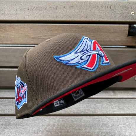 USA限定 59FIFTY ニューエラ LA ANGELS エンゼルス 40周年記念 Cooperstown (14-11)