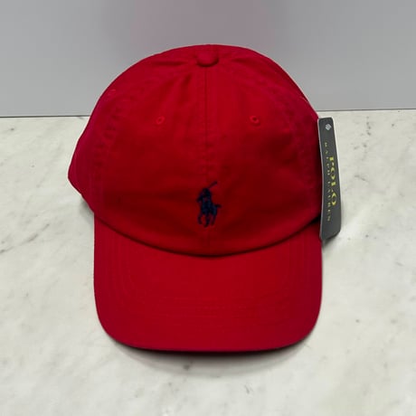 POLO RALPH LAUREN ラルフローレン Iconic Ball Cap ポニーロゴ アイコニック ダッドキャップ 赤 (RLC5)