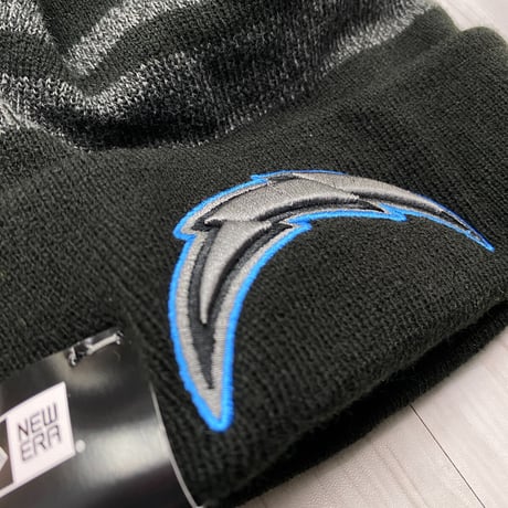 NEWERA USA ニューエラ NFL ロサンゼルス チャージャーズ LA Chargers ニット帽 ブラック