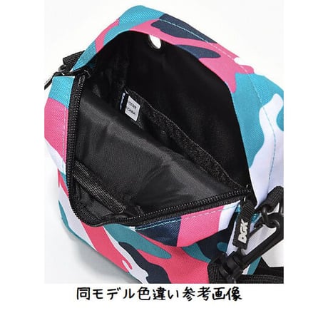 超レア DGK ディージーケー LUX ラグジュアリー ショルダーバッグ ファニーパック クロスボディ 黒 ブラック モノグラム