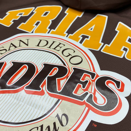 USA限定 Mitchell&Ness MLB サンディエゴ パドレス Team Origins ハーフZIP ウィンドブレーカー