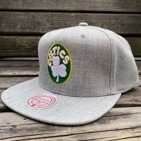 Mitchell&Ness ミッチェル&ネス NBA ボストン セルティックス Celtics  スナップバックキャップ グレー