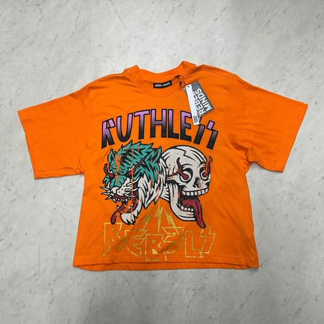 米国ブランド REBEL MINDS レーベルマインド Cropped T-Shirts クロップドTシャツ (CropT8)