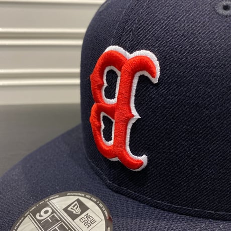 USA限定 Newera ニューエラ 9FIFTY アップサイドダウンロゴ スナップバック MLB レッドソックス