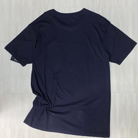 USAモデル POLO RALPH LAUREN ラルフローレン ARCH アーチ型ロゴ Tシャツ 紺 (RL4)