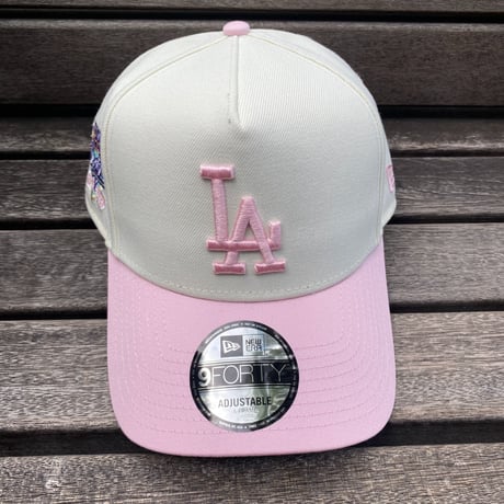 海外限定 Newera ニューエラ 9Forty Aフレーム LA Dodgers ロサンゼルス ドジャース キャップ 100周年記念 (940-205)