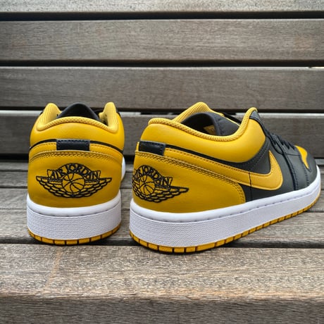 NIKE ナイキ Air Jordan1 Low エアジョーダン1 ローカット 黒 黄 イエローオークル (AJ120)