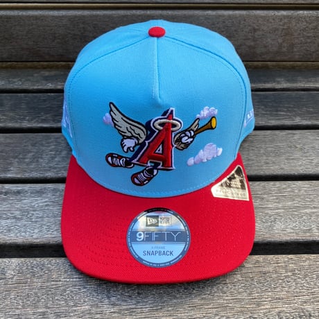 USA限定 9FIFTY A-Frame ニューエラ MLB エンゼルス LA Angels スナップバックキャップ Cartoon (950-260)