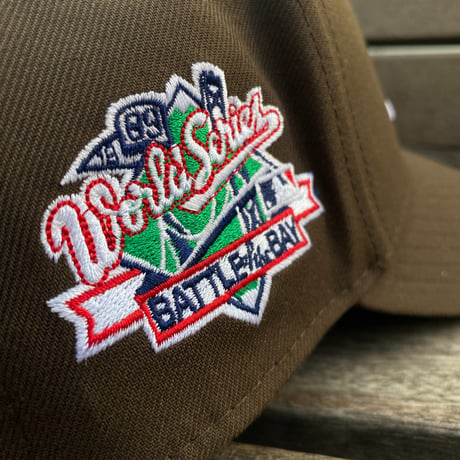 海外限定 Newera ニューエラ 9Forty Aフレーム Athletics アスレチックス 1989WS BATTLE of the BAY (940-227)