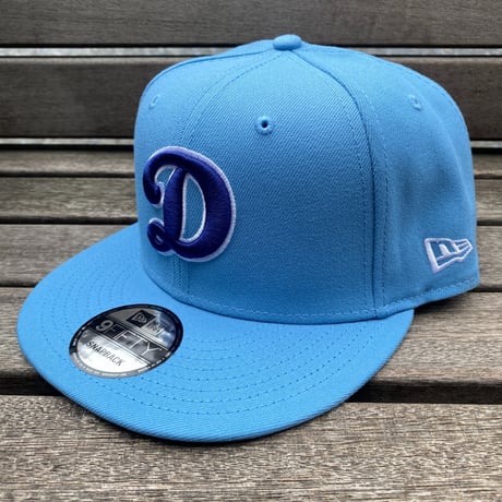USA仕様 9FIFTY ニューエラ MLB ロサンゼルス ドジャース LA Dodgers スナップバックキャップ Essentials Sky Blue (950-202)