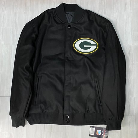 USA限定 JHデザイン Packers グリーンベイ パッカーズ Throwback リバーシブル スタジャン NFL