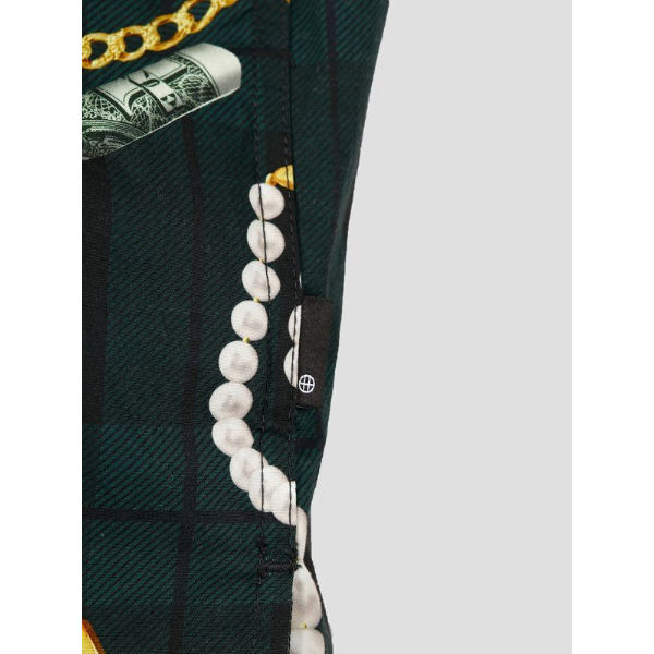 【国内正規品】ハフ HUF 総柄 ブラック ブルー 半袖シャツ #731 国内正規品】ハフ HUF 総柄 ブラック ブルー 半袖シャツ #731