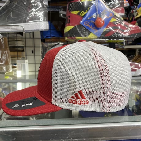 Adidas アディダス Collegiate ノースカロライナ州立大学 NC State Wolfpack ウルフパック メッシュキャップ