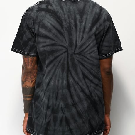 【L】 Diamond Supply Co ダイヤモンドサプライ 半袖 Tシャツ TIEDYE タイダイ 黒 LA