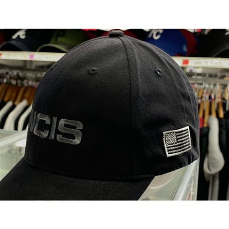 NCIS 海軍犯罪捜査局 ネイビー犯罪捜査班 CBS オフィシャル 公式 キャップ 黒 グレーロゴ