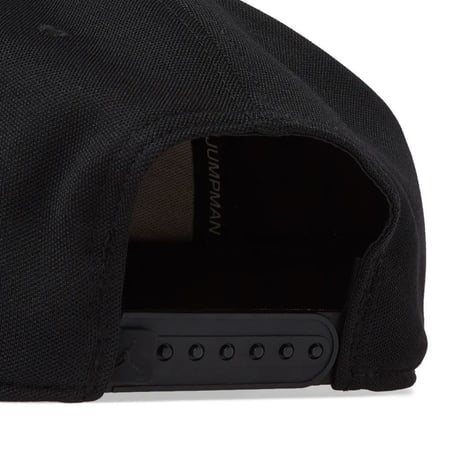 NIKE ナイキ AIR JORDAN エア ジョーダン Jumpman 刺繍ロゴ スナップバックキャップ 黒