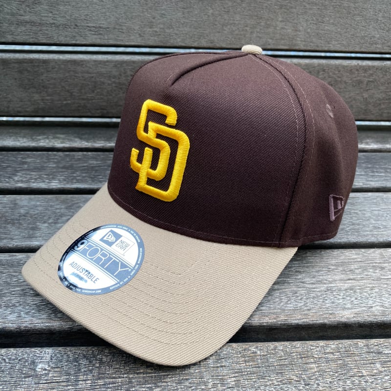 海外限定 Newera ニューエラ 9Forty Aフレーム SD Padres サンディエゴ
