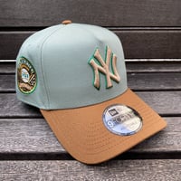 海外限定 Newera ニューエラ 9Forty Aフレーム NY Yankees ヤンキース 1923WS キャップ セージグリーン (940-202)