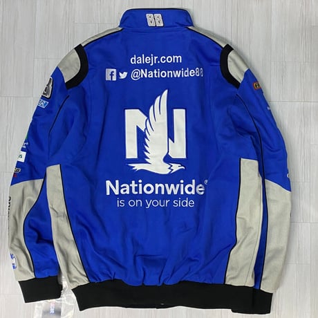 NASCAR ナスカー JHデザイン Nationwide88 デイルアーンハート 青 レーシングジャケット