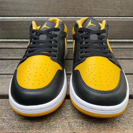 NIKE ナイキ Air Jordan1 Low エアジョーダン1 ローカット 黒 黄 イエローオークル (AJ120)