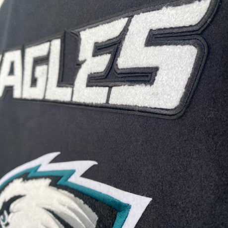 海外限定 PRO STANDARD プロスタンダード NFL公式 イーグルス PHI Eagles スタジャン BLK (JH6)