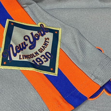 USA限定 Headgear Classics ニグロリーグ NY リンカーン ジャイアンツ LincolnGiants Vネック ベースボールシャツ#48 (HGC-BB65)