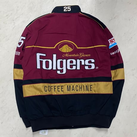 NASCAR ナスカー JHデザイン Folgers レーシングジャケット Tim Richmond ヘンドリックモーターズ ＃25 (NSCR2)
