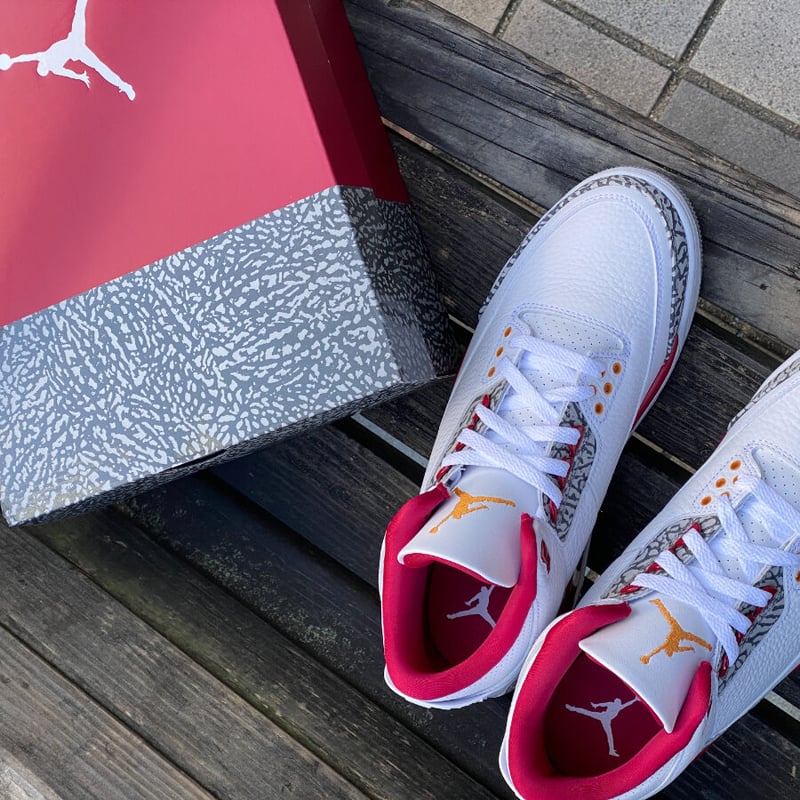 NIKE ナイキ AIR JORDAN3 RETRO エアジョーダン3 レトロ 白/カーディナ