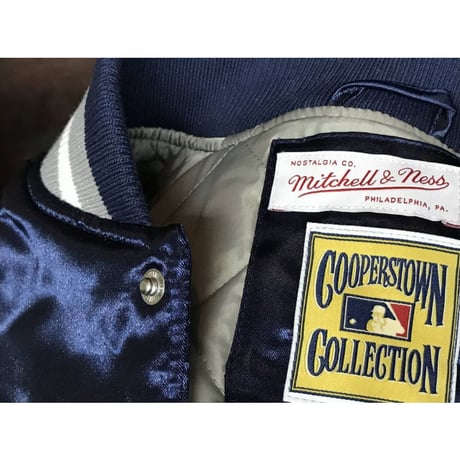 Mitchell&Ness ミッチェル&ネス  NY ニューヨーク yankees ヤンキース サテン スタジアムジャンパー MLB スタジャン