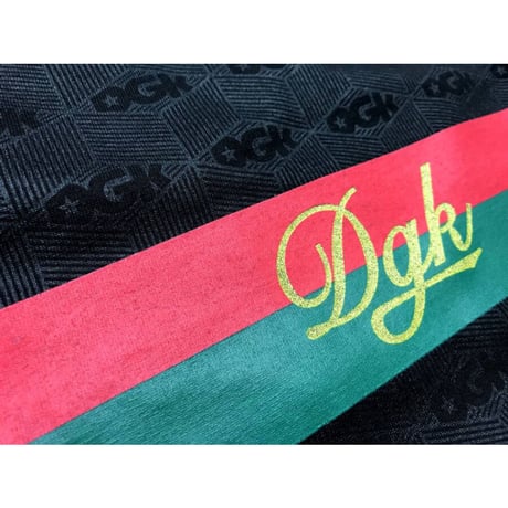 DGK ディージーケー 長袖 Ｔシャツ ロンＴ LUX ラグジュアリー モノグラム 黒 ブラック 西海岸 ストリート