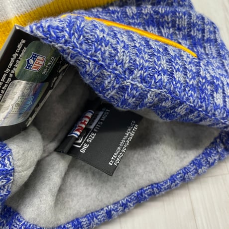 NEWERA ニューエラ NFL 公式 ニット帽 ロサンゼルス チャージャーズ chargers フリース Royal
