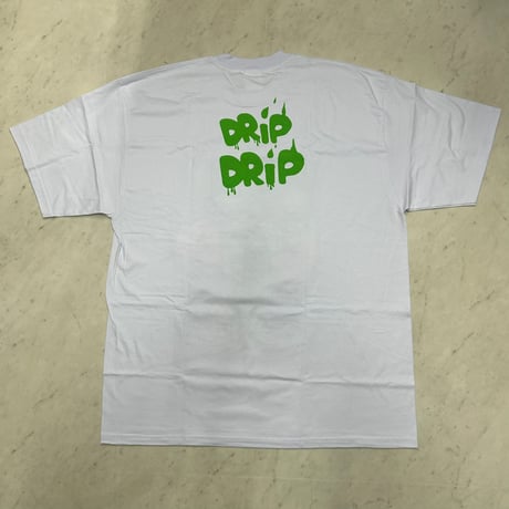 LA発 DRIP DRIP バッグスバニー アンダーグラウンド  グラフィック ヘビーウェイト Tシャツ 白 (GTS12)