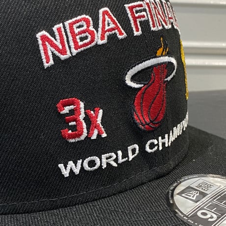USA限定 Newera ニューエラ NBA ファイナルズ チャンピオン 9FIFTY マイアミ ヒート