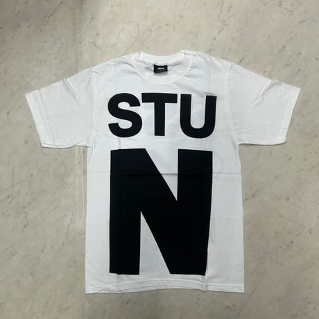 【S】 海外モデル Stussy ステューシー Number 4 Graphic Tee 半袖 No4 グラフィック Tシャツ 白 (82)