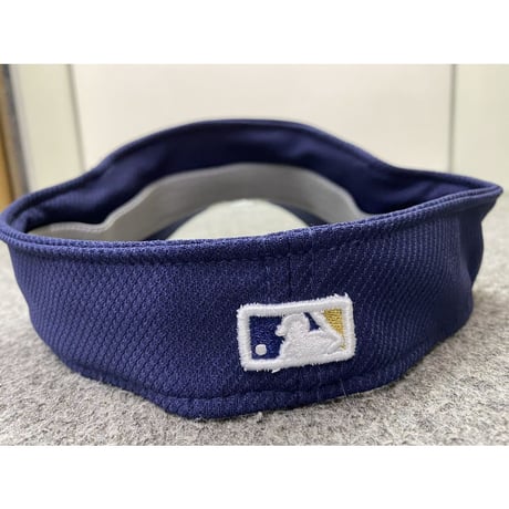 公式クラブハウスモデル NEWERA ニューエラ Visor サンバイザー Brewers ミルウォーキー ブルワーズ MLB