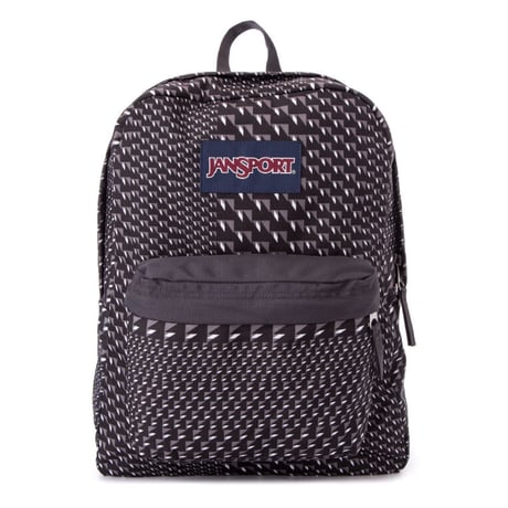 USAモデル JANSPORT スーパーブレイク 黒 白 SAWTOOTH バックパック 25L