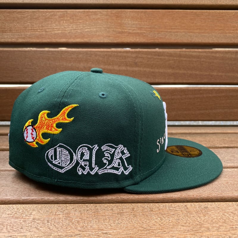 激レア USA限定 59FIFTY ニューエラ MLB アスレチックス Athletics ス...