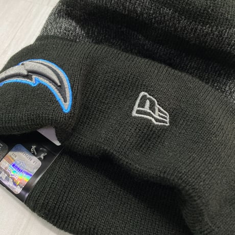NEWERA USA ニューエラ NFL ロサンゼルス チャージャーズ LA Chargers ニット帽 ブラック